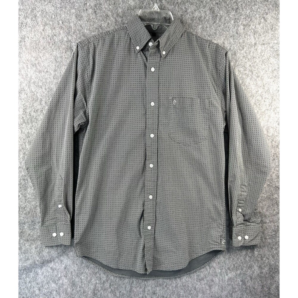 Rafter C Shirt Men’s S Gray Stretch Pro Flex 45 Performance Western
